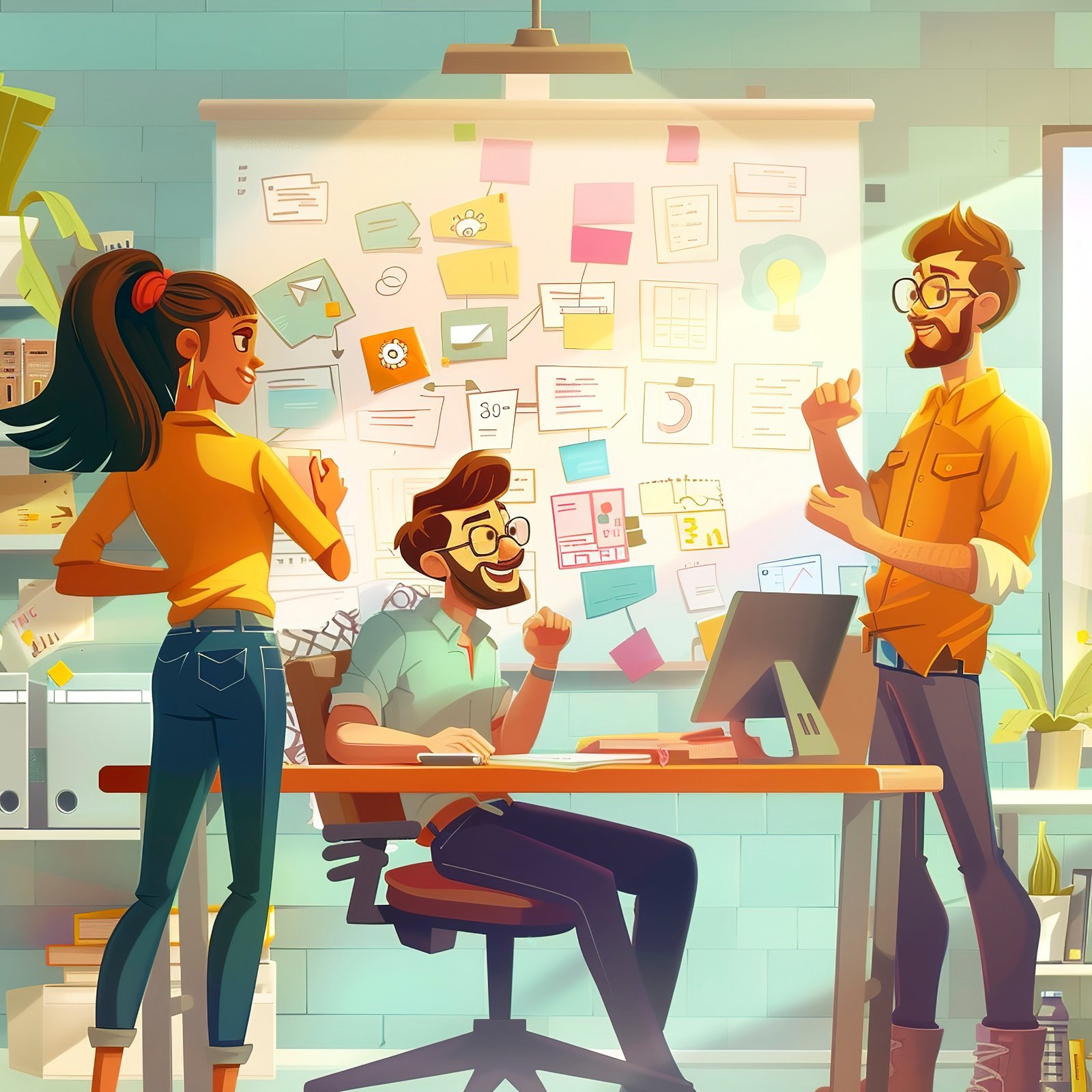 Digital Technology Illustration